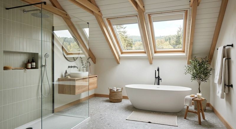 Attic Bathroom Remodeling in Rockingham County, NH