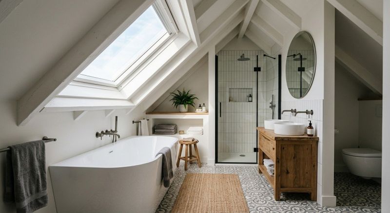 Attic Bathroom Remodeling in Rockingham County, NH