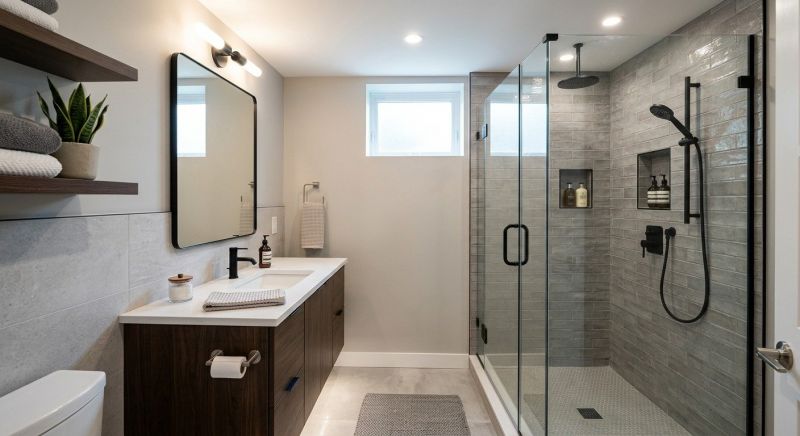 Basement Bathroom Remodeling in Rockingham County, NH